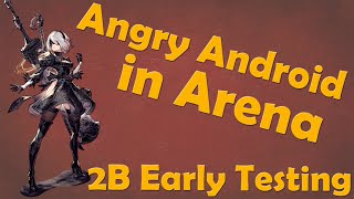 2B lvl 120 Evasion Build Early Testing in Arena  WOTV FFBE [upl. by Hinze]