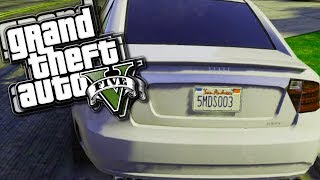 GTA 5  Michael Franklin and Trevor quotLicense Platequot Easter Egg GTA V [upl. by Emelen]