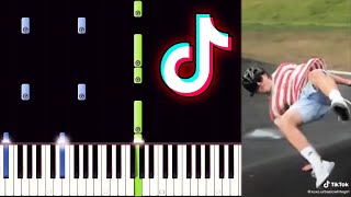 Capone  Oh No Tik Tok MEME Compilation  Piano tutorial [upl. by Acinet]