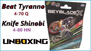 New Beyblade X Wave 3 Unboxing Beat Tyranno Dual Pack by Hasbro [upl. by Ilac205]