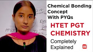 Chemical bonding concept with pyq for HTET PGT chemistry shzclasses htet2024 [upl. by Zulema]