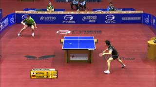 German Open 2014 Highlights Ovtcharov vs Mizutani Final [upl. by Ikila777]