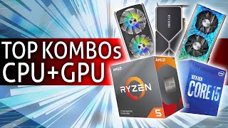 Die BESTEN CPU amp GPU GAMING Kombinationen 😲 2021 [upl. by Cantu237]