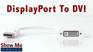 High Definition DisplayPort to DVI Adapter  Makes Video Easy 2918 [upl. by Thin]