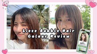 Liese Bubble Hair Colour Review  Mint ash [upl. by Crissie]