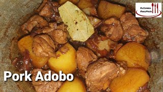 Pork Adobo with Potatoes  Adobong Baboy na may Patatas  Kusinang PangMasa [upl. by Fita]