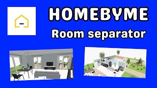 Homebyme room separator [upl. by Oswell]