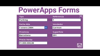 Formularios PowerApps [upl. by Leftwich]