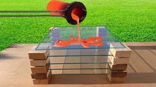 EXPERIMENT LAVA vs GLASS [upl. by Yllrebmik]