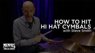 How to Hit Hi Hat Cymbals with Steve Smith [upl. by Belia]