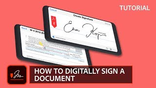 How to digitally sign a document  Adobe Acrobat [upl. by Roswell918]