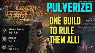 Diablo 4  The Most OVERPOWERED Druid Build  Pulverize  Season 2 [upl. by Nulubez]