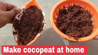 How to make Cocopeat from coconut how to make Cocopeat at home [upl. by Ttocs372]