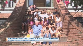 Wadmalaw Island family adopts 21 children [upl. by Kala]