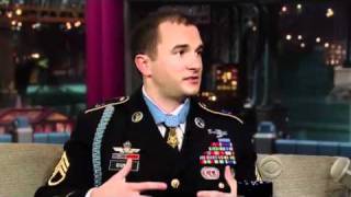 Staff Sgt Salvatore Giunta on David Letterman 20101124 5 [upl. by Aivital515]