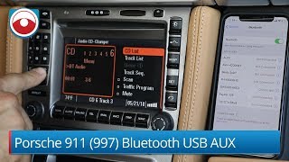 Porsche 911 997 Bluetooth USB AUX adapter 2018 Version [upl. by Hcib]