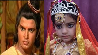 Sumitra in Ramayan Played By Shreya at Dusshara  How To Play Role Sumitra  How To Ready Your Kids [upl. by Maryjane753]