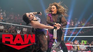 Nia Jax annihilates Rhea Ripley in a brutal postmatch onslaught Raw highlights Sept 11 2023 [upl. by Edras]