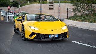 Lamborghini Huracan Performante Spyder  LOUD Accelerations amp Revs [upl. by Imiaj]