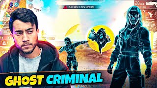 New Rarest Ghost Criminal 😱 Bundle amp OP Gameplay  Free Fire Max [upl. by Alodee234]