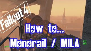 Fallout 4  How to Get to the Monorail to place the MILA [upl. by Tacy]