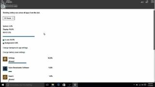 How to Change Battery and Battery Saver Settings in Windows 10 [upl. by Blankenship]