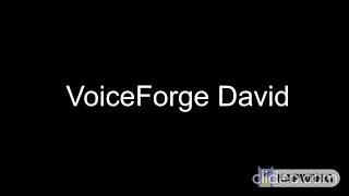 VoiceForge David vs Cepstral David [upl. by Lledal]