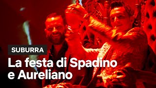 Spadino balla Splendido Splendente alla festa con Aureliano in Suburra  Netflix Italia [upl. by Silber]