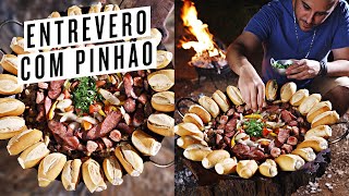 COMO NÃO FIZ ESSA RECEITA ANTES ENTREVERO COM PINHÃO shorts [upl. by Newcomer]