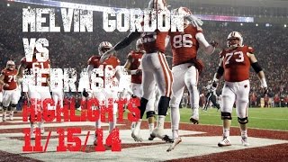 Melvin Gordon vs Nebraska Full Highlights  408 yards  2014 HD [upl. by Lanfri805]