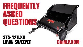 Brinly Lawn Sweeper FAQs MODEL STS427LXH [upl. by Massingill]