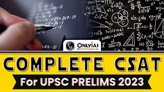 Important Message  Complete CSAT For UPSC Prelims 2023  UPSC 2023  24  OnlyIAS [upl. by Maurice]