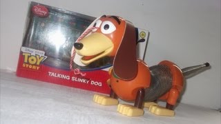 TOY STORY Disney Store Exclusive Talking Slinky Dog Toy Review  Votesaxon07 [upl. by Addie]