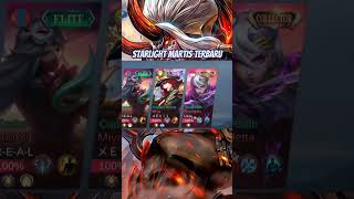 Review skin starlight terbaru martis mobilelegends [upl. by Anuayek]