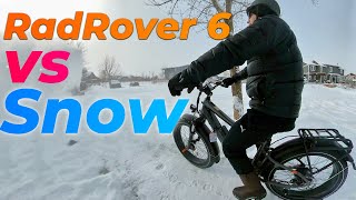 RadRover 6 Snow Preview  Lets have some fun [upl. by Rennane]