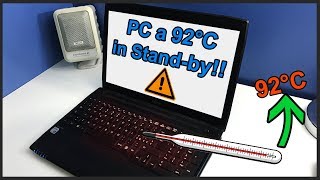 Il pc è arrivato a 92°C in standby  Consigli per gestione temperature PC [upl. by Nedla]