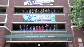 CHRISTUS St Michael Health System Pink Glove Dance Video 2012 [upl. by Lolande]