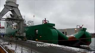 4 ships from Bourbon Offshore at Orskov Shipyard [upl. by Nasho847]