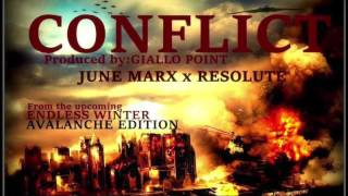 Resolute amp June Marx  Conflict Prod by Giallo Point AUDIO [upl. by Odelle746]