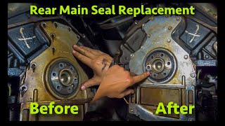 Rear Main Seal Replacement  EASY [upl. by Naitsirhc]