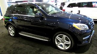 2014 MercedesBenz MClass ML350 4Matic  Exterior and Interior Walkaround  2014 New York Auto Show [upl. by Ahron]