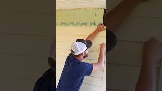 Installing vinyl siding [upl. by Eniroc]