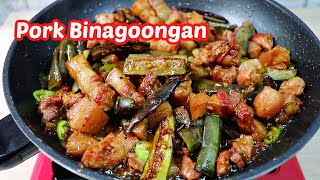 Pork Binagoongan  Mapapaunli Rice ka sa Sarap [upl. by Ashatan]