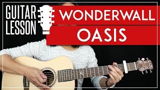 Wonderwall Guitar Tutorial  Oasis Guitar Lesson 🎸 Easy Chords  Guitar Cover [upl. by Yahsat964]