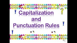 Discovery of Capitalization amp Punctuation Rules  learn capitalization and punctuation [upl. by Kiona]