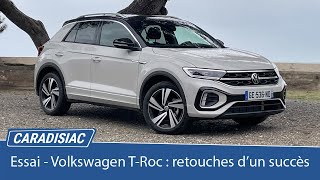 Essai – Volkswagen TRoc 2022  retouches d’un succès [upl. by Iahcedrom137]