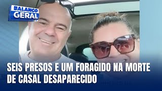 Seis presos por morte de casal desaparecido em Biguaçu polícia busca foragido [upl. by Nagirrek]