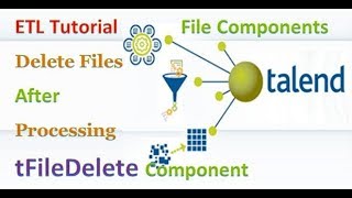 Talend ETL – Delete Files After Processing [upl. by Nebur766]