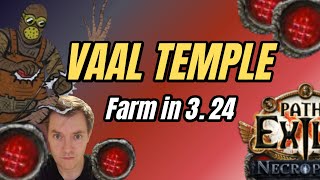 Vaal Temple Map Farming  Strongboxes in 324 Necropolis  Poe Path of Exile [upl. by Yhprum806]