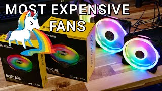 The Most Expensive RGB Fan  Corsair QL140 QL120 Review [upl. by Sikram]